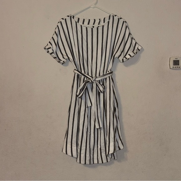 CROSBY by Mollie Burch Dresses & Skirts - CROSBY by Mollie Burch Black and White Striped Midi Dress